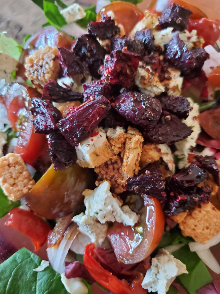 Roasted Beet and Goat Cheese Salad